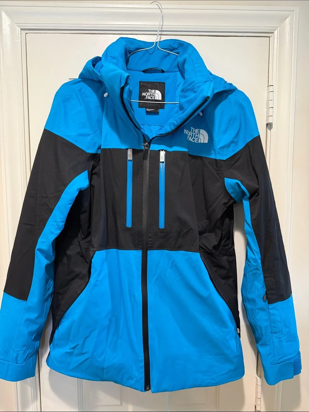 The North Face Blue and Black Men’s Chakal Jacket